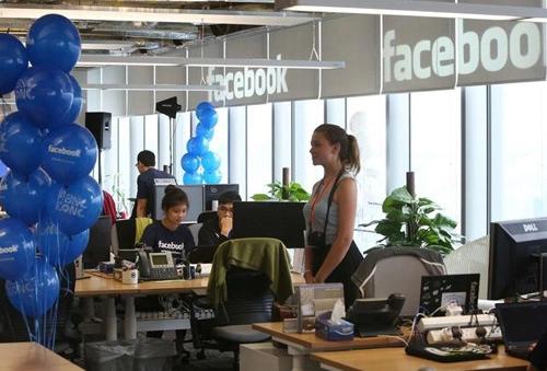 Văn phòng như mơ của facebook ở hồng kông