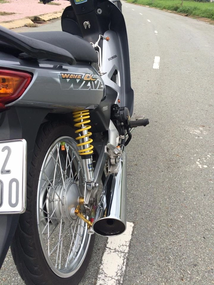 Wave a xám lông chuột của biker biên hòa