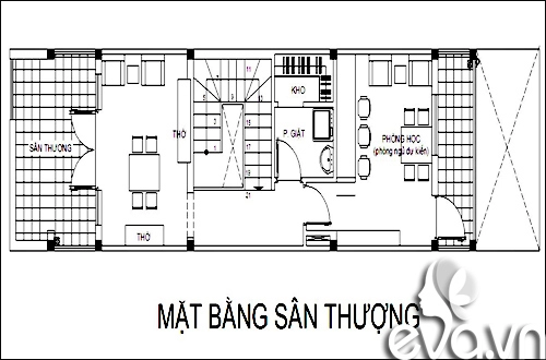 Xây 4 tầng nhà mỹ mãn trên đất 72m2