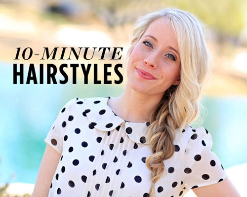 6 kiểu tóc đẹp chỉ cần 10 phút thực hiện