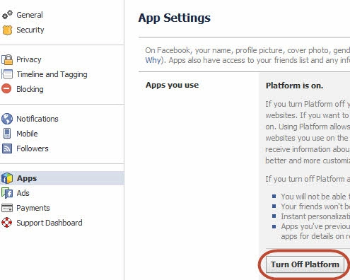 Cách chặn mọi lời mời ứng dụng nhảm facebook