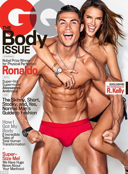 Cristiano ronaldo tình tứ bên siêu mẫu sexy nhất brazil