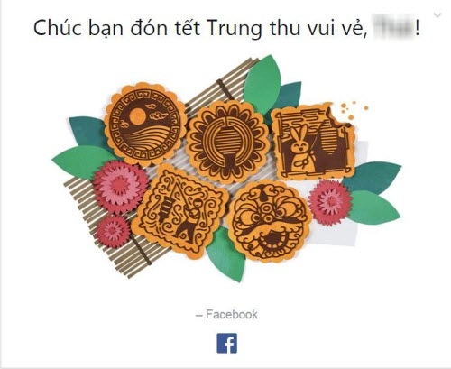 Facebook google chúc mừng tết trung thu