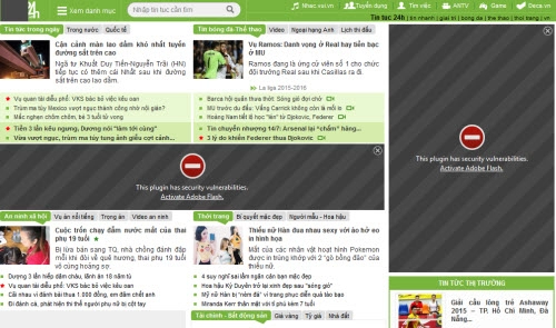 Firefox chặn adobe flash player vì lỗi bảo mật nguy hiểm