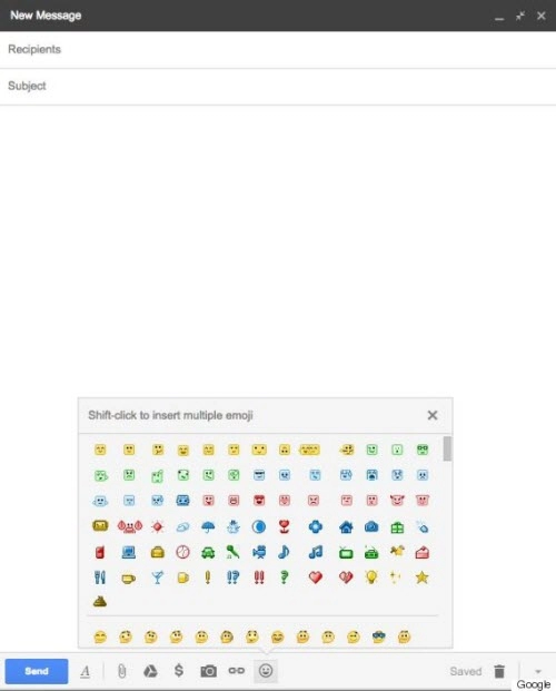 Gmail có thay đổi lớn thêm nhiều ảnh nền emoji