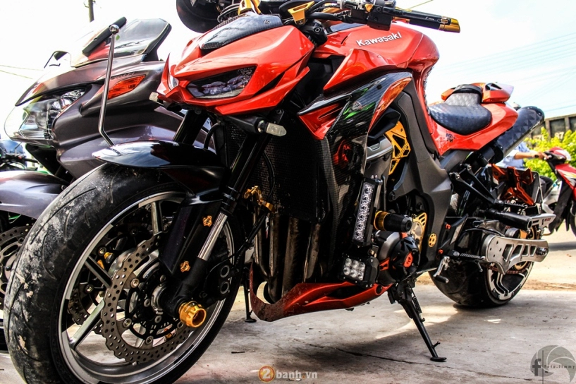 Hàng khủng kawasaki z1000 bánh béo của thành viên z-team sài gòn