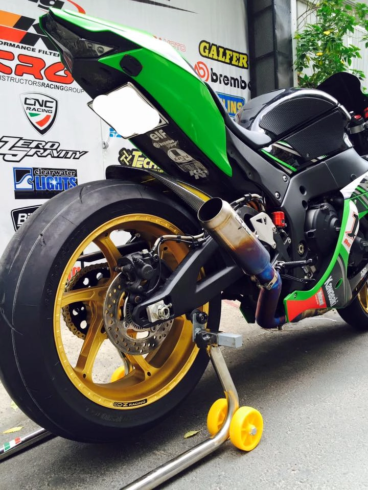 Hàng khủng zx10r 2016 đầu tiên lên mâm oz racing tại việt nam