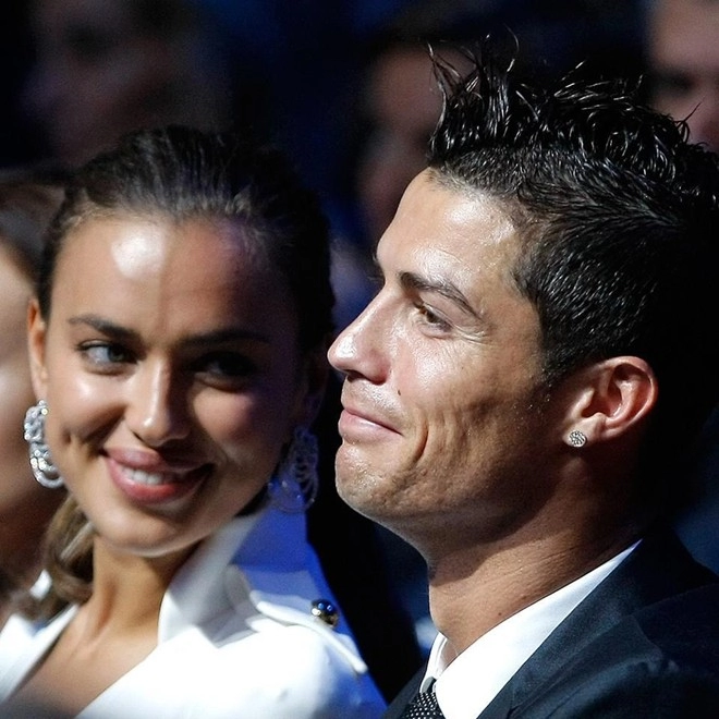 Hình ảnh đẹp của ronaldo và irina thời còn mặn nồng