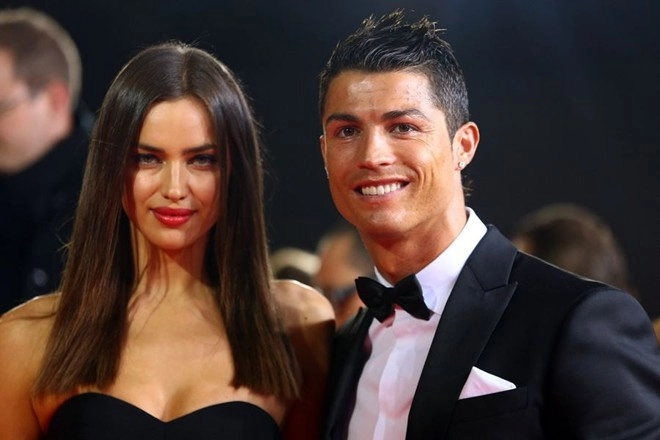 Hình ảnh đẹp của ronaldo và irina thời còn mặn nồng