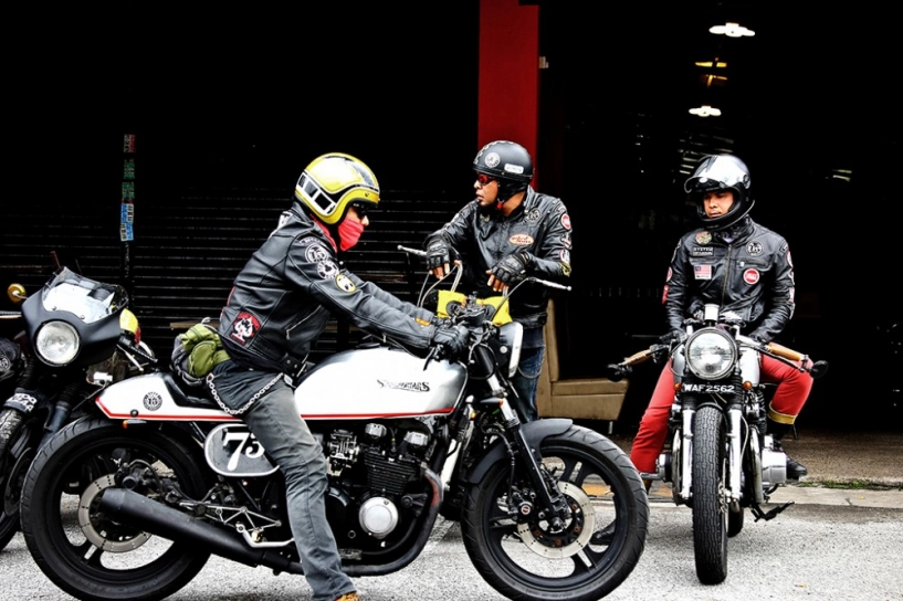 Hình ảnh nhóm caferacer ở kuala lumpur