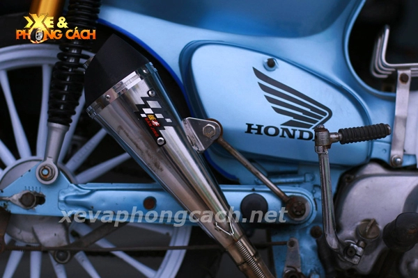 Honda cub đời 79 độ chất với phong cách bobber