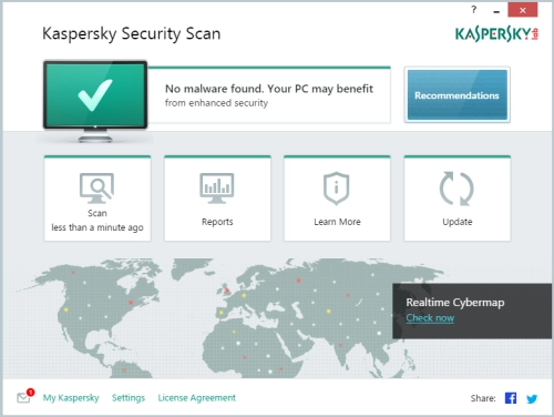 Kaspersky security scan phần mềm diệt virus miễn phí