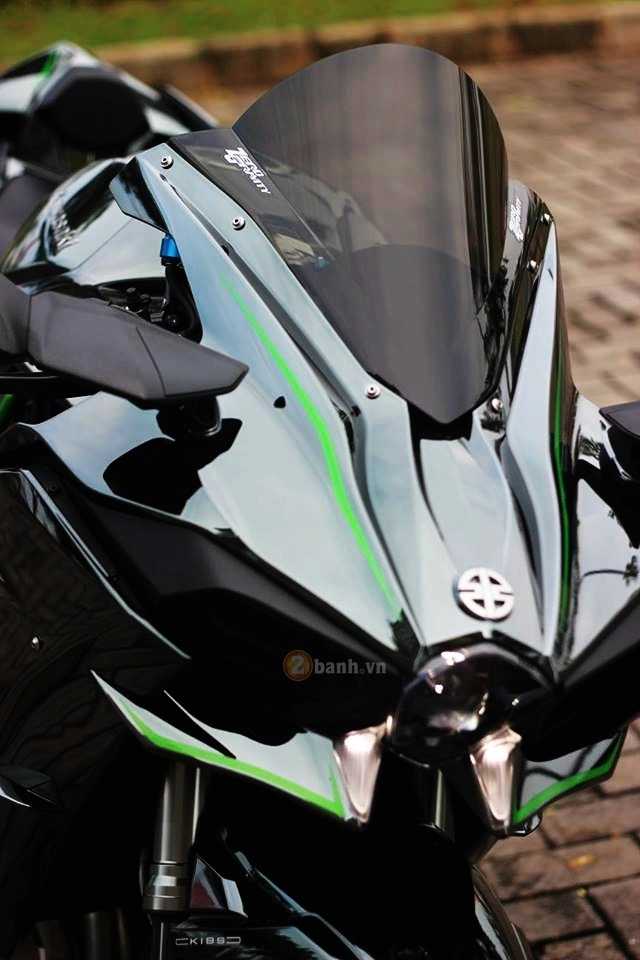 Kawasaki ninja h2 tuyệt đẹp trong bản độ cực chất đến từ indonesia