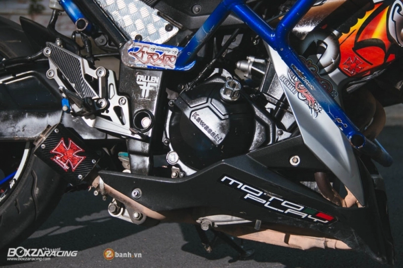 Kawasaki z250 đầy chất chơi trong phiên bản stunt bike