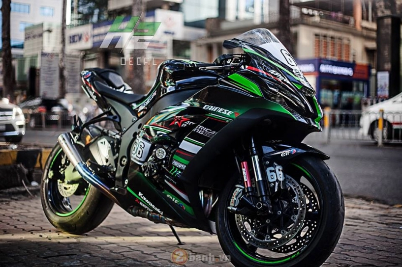 Kawasaki zx10r thế hệ mới trong bộ áo wsbk