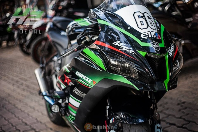 Kawasaki zx10r thế hệ mới trong bộ áo wsbk