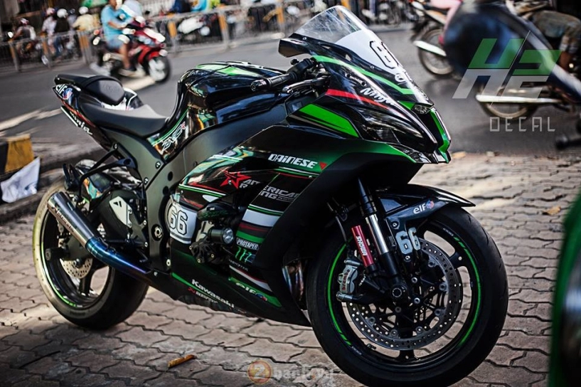 Kawasaki zx10r thế hệ mới trong bộ áo wsbk