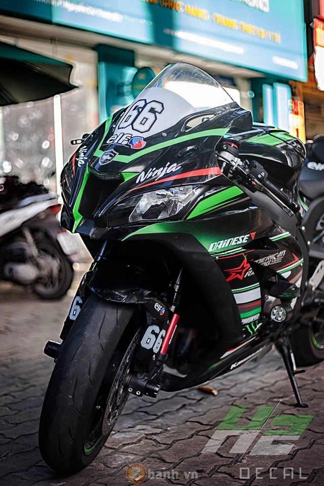 Kawasaki zx10r thế hệ mới trong bộ áo wsbk