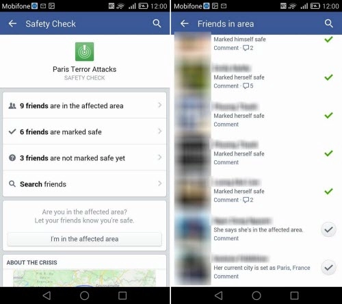 Khủng bố ở paris nhiều người việt xác nhận an toàn trên facebook
