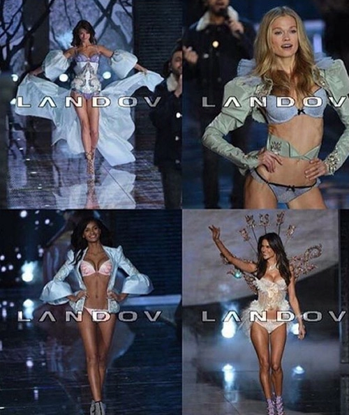 Loạt hình nóng hổi của show victorias secret 2015