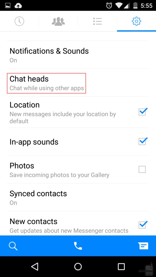 mẹo không bị làm phiền bởi facebook messenger trên android