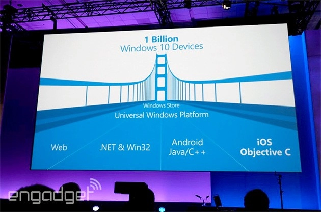 Microsoft mơ có 1 tỷ thiết bị chạy windows 10