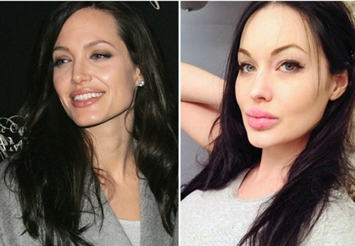 Người mẫu sexy giống angelina jolie làm đàn ông sợ hãi