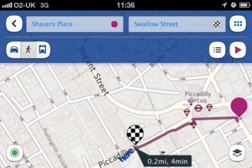 Nokia muốn bán bản đồ here maps cho uber giá 21 tỉ usd