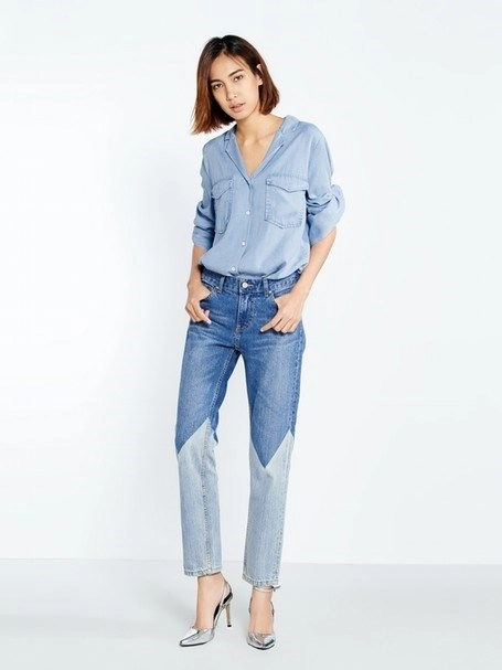 Quần jeans 2 màu xu hướng mới cực chất trong mùa hè