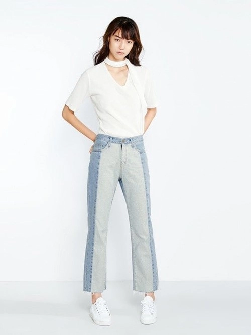 Quần jeans 2 màu xu hướng mới cực chất trong mùa hè