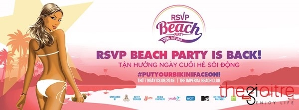 quẩy hết mình chơi hết sức tại rsvp beach party 2016