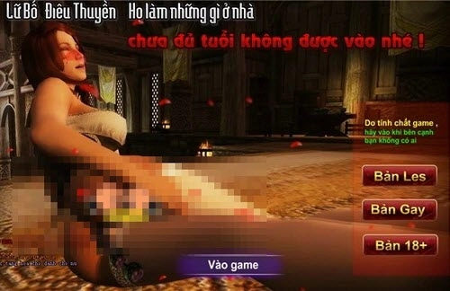 Sex chiêu trò hút người chơi của game lậu