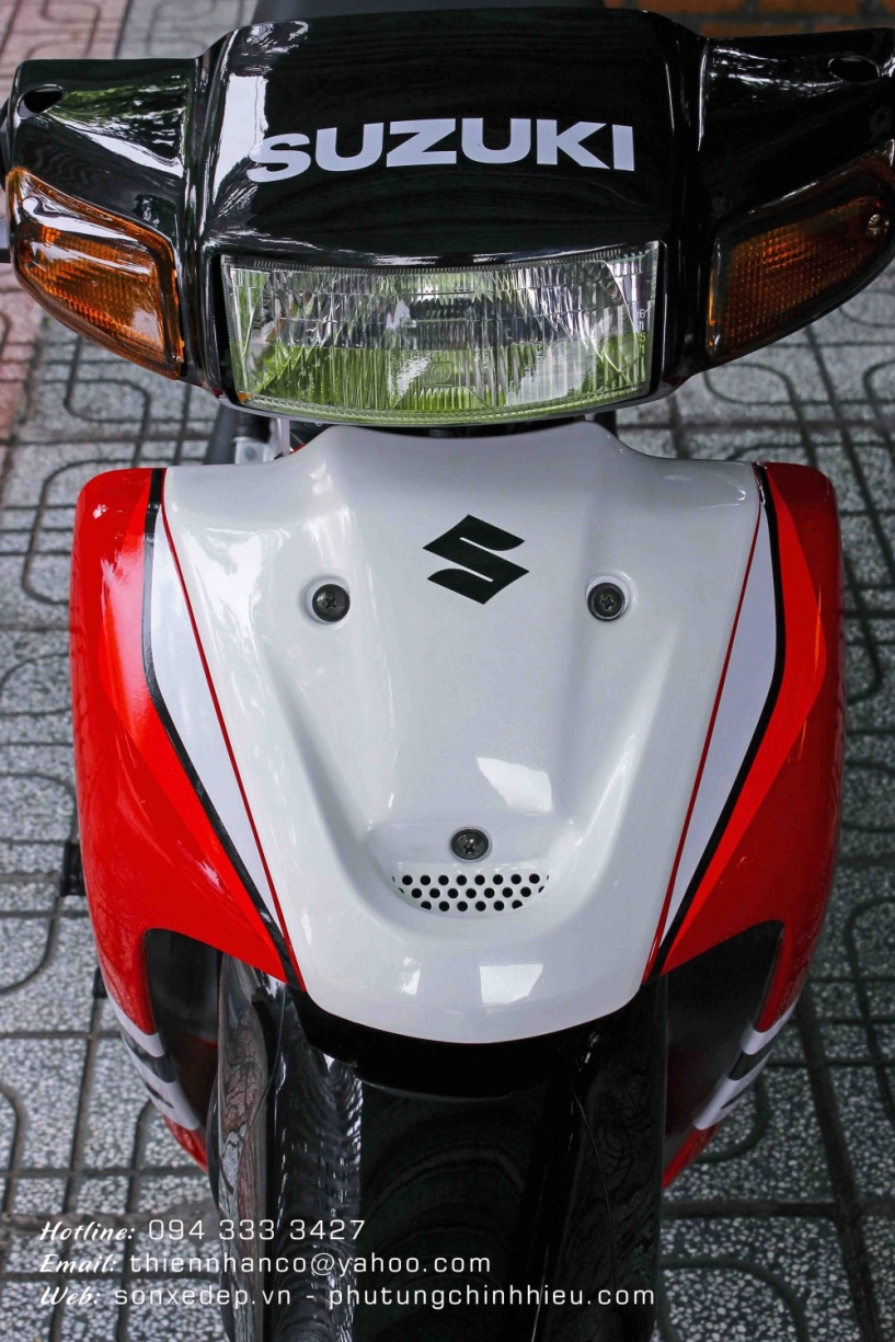 Sơn xe máy đẹp suzuki satria