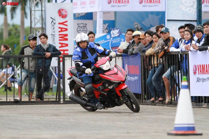 Sự kiện y-motor sport các rider có thể đến để trải nghiệm exciter150 fz150i yzf-r3 và mt-03