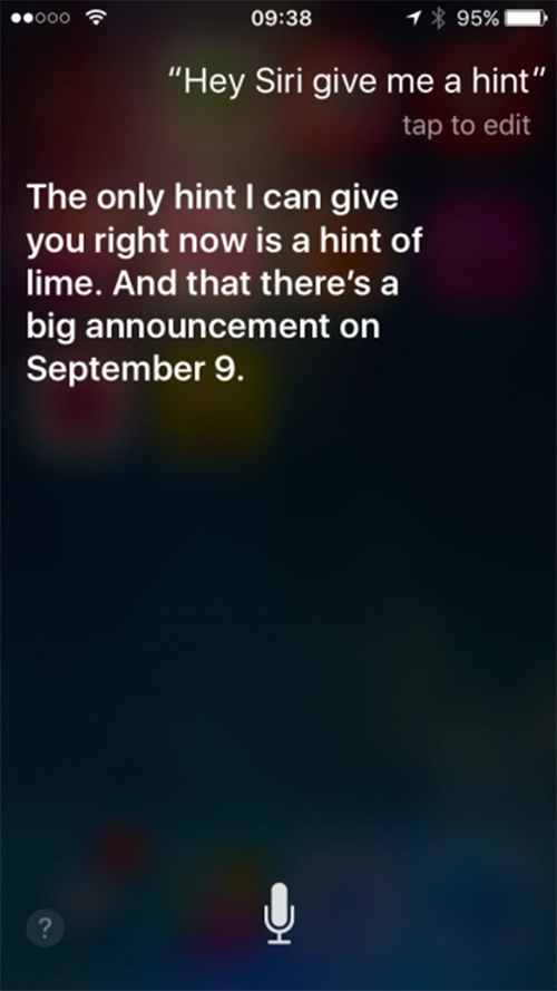 Trợ lý ảo siri biết gì về iphone sắp ra mắt