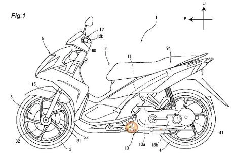 Yamaha đang phát triển system interlocking brake