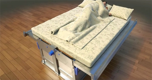 Chiếc giường bảo vệ bạn khi có động đất