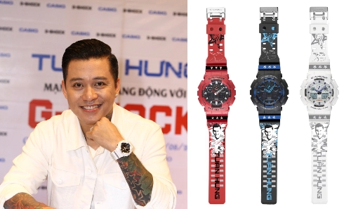  ra mắt đồng hồ casio g-shock phiên bản tuấn hưng 