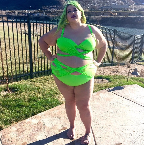Sốc với ảnh bikini của nàng béo tự tin nhất nước mỹ