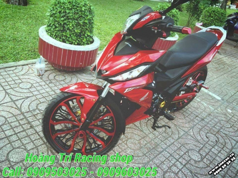 Winner 150 độ nhẹ một số món kiểng tông đỏ theo xe