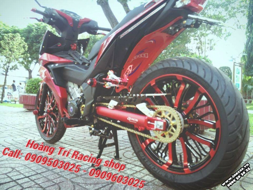 Winner 150 độ nhẹ một số món kiểng tông đỏ theo xe