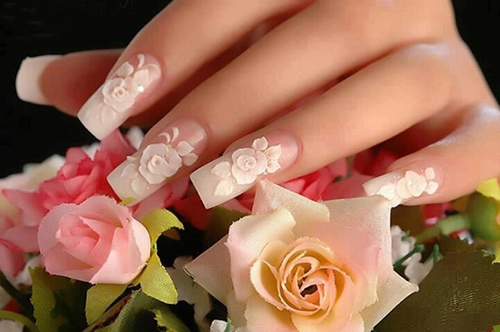 14 kiểu nail móng tay màu pastel đẹp 2016 nhẹ nhàng cho cô dâu nổi bật