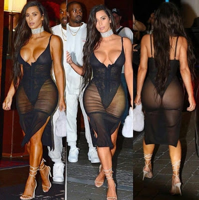 15 kiểu váy áo trong suốt khoe cơ thể của kim kardashian