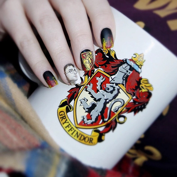 15 mẫu móng tay nail ma thuật đẹp 2016 cho tín đồ harry potter