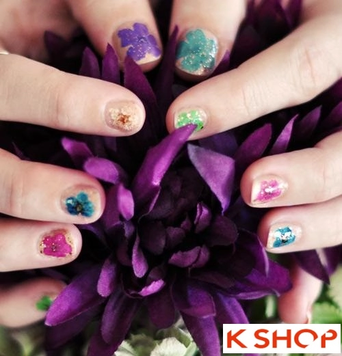 2 kiểu vẽ nail móng tay hoa đẹp 2016 đơn giản nghệ thuật cho bạn gái