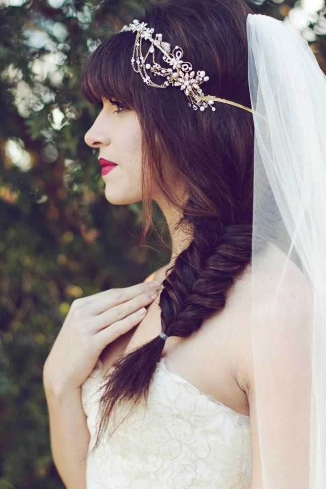 6 kiểu tóc buông dài đẹp 2016 cho cô dâu ngọt ngào ngày cưới