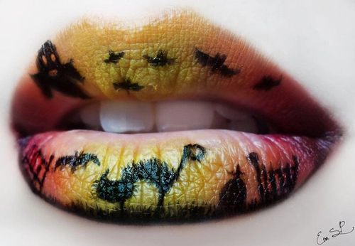 9 bí quyết vẽ môi đẹp đêm halloween ấn tượng nhất