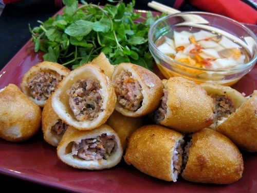 Bánh rán mặn dẻo thơm đậm đà