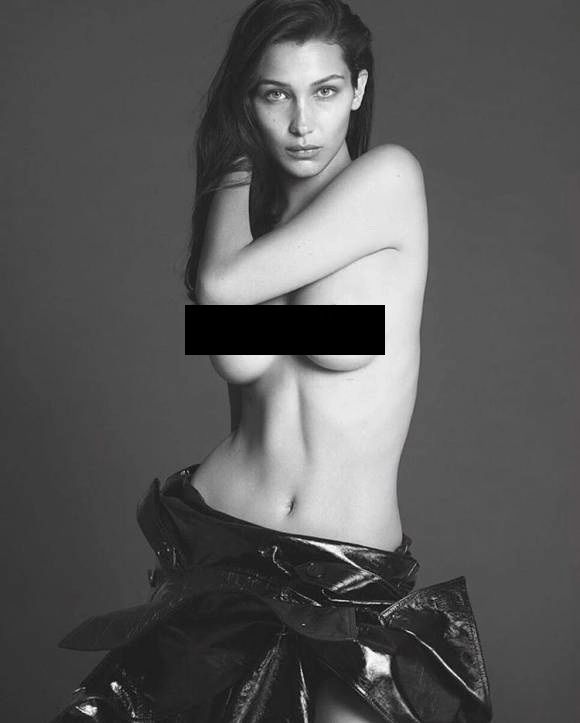 Bella hadid nóng bỏng trên tạp chí vogue