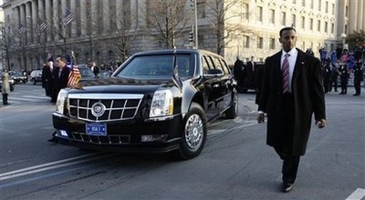  cadillac limousine trong ngày nhậm chức của obama 